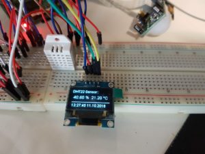 OLED Display mit DHT22 Sensor