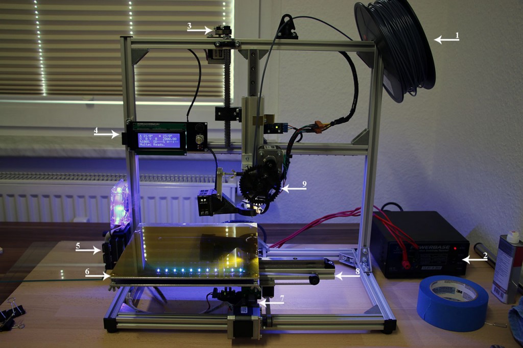 3D Drucker Komponenten
