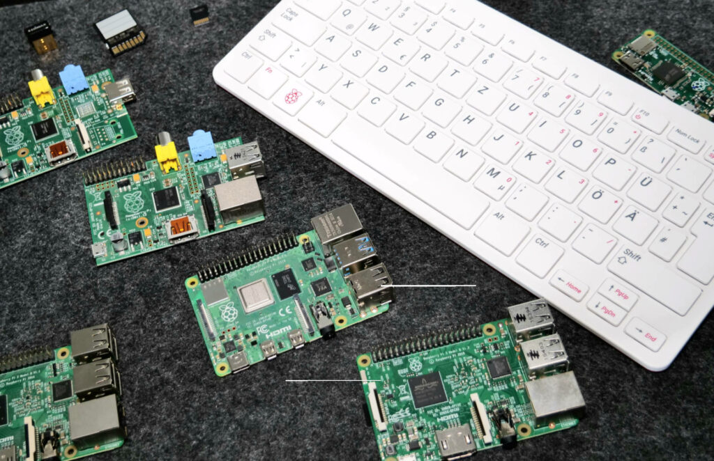 Verschiedene Raspberry Pi Rechner