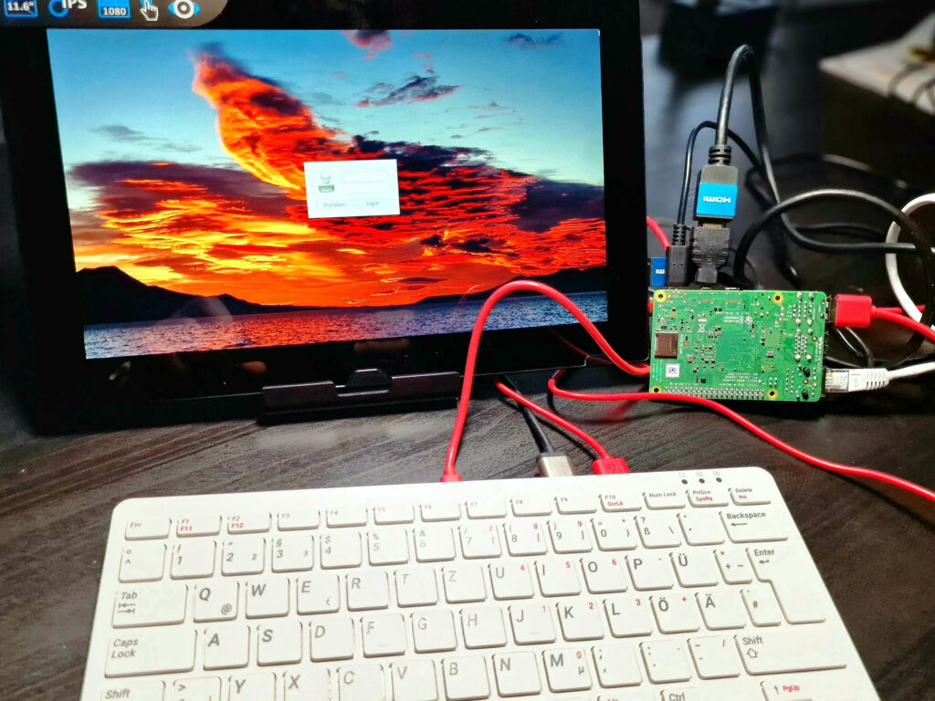 Raspberry Pi 4 ohne SD-Karte im Einsatz, gebootet über Netzwerk
